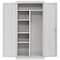 Sandusky Lee Medium Duty Welded Steel Combination Cabinet, 36x24x72, Dove Gray CAC1362472-05 - alternate 1