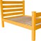 Homeroots Orange Solid Wood Full Bed Frame 546955 - alternate 3