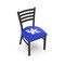 Holland Bar Stool Co BlackLogo Chair, VinylSeat L00418UKY-UK - alternate 1