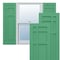 Ekena Millwork True Fit PVC San Juan Capistrano Mission Style Fixed Mount Shutters, Lilly Pads, 12W x 45H, PR TFP001SJ12X045LP - alternate 1