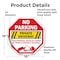 Signmission No Parking Private Driveway Unautho, 10 Inch X 10 Inch, Vinyl Decal OC-D-10-86 - alternate 3
