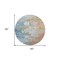 Homeroots 8' Copper Blue And Artichoke Green Round Abstract Washable Indoor Outdoor Area Rug 582166 - alternate 6