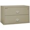 Fireking 2 Drawer, 1 Hr Fire & Impact Rated, 44" Wide Lateral Pewter 2-4422-CPE - alternate 1
