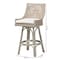 Bali & Pari Bella Swivel Natural Rattan Bar Stool 261-14161-ZORO - alternate 3