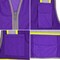Dome75 Hi-Vis Safety Vest 4X/5X Class Non-ANSI/Enhanced Visibility , Zipper 6 Pockets, 2 Mic Tab DV2183 - alternate 4