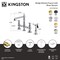 Kingston Brass Bridge Kitchen Faucet with Brass Sprayer, Polished Nickel KS7276BPLBS - alternate 3