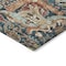 Homeroots 8' X 10' Navy Blue Terra Cotta And Beige Damask Washable Indoor Outdoor Area Rug 603746 - alternate 6