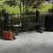 Leisure Craft Leisure Craft 6 FT Outdoor Bench without Back, Portable, Black B6XPP-BLACK - alternate 6