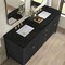 James Martin Vanities Myrrin 72" Vanity, Carbon Oak, w/ 3 CM Phantome Eclos Top 485-V72-CBO-3PHT - alternate 7