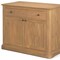 Homeroots 19in Brown Solid Wood Accent Cabinet With Two Doors And One Drawer 727717 - alternate 5