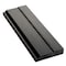 Apollo Tile Black 4x12 Eastern Black Marble Polished Baseboard Tile Trim 3.33 sqft/case, 10PK APLMTX886PA - alternate 1