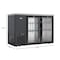 Koolmore 47 In. Commercial Back Bar Cooler in Black With Side Condenser and LED Lighting, 11 Cu. Ft Capacity KM-BC-2GD-SCBK - alternate 8
