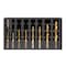 Holemaker Technology HMT Versadrive Spiral Flute Combi Drill Tap Set, 4-4, 6-32, 8-32, 10-24, 12-24, 1/4, 5/16, 3/8, 1/2 301126-SET2 - alternate 1
