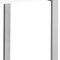 Homeroots 60" White and Silver Computer Desk With Two Drawers 333384 - alternate 3