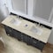 James Martin Vanities Brittany 72" Double Vanity, Black Onyx, w/ 3 CM Tajnar Eclos Top w/FreePower Wireless Charger 650-V72-BKO-FTJR - alternate 6