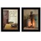 Homeroots Set Of Two What I Love Most 2 Black Framed Print Wall Art, 2PK 405993 - alternate 1