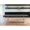 Homeroots 95" Dark Brown And Brass Metal Sled Base Dining Table 487883 - alternate 3