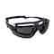 Radians Thraxus Elite, Safety Glasses, IQuity Anti-Fog & Anti-Scratch, Smoke Lens, Blue Frame, Half-Frame TXE2-23ID - alternate 5
