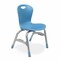 Virco ZUMA Series 13" Classroom Chair, Kindergarten - 1st Grade with Nylon Glides - Navy Seat ZU413 - alternate 1