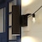 Vaxcel Chiasso Outdoor Black Dusk to Dawn Up-Down Wall Sconce with GFCI Outlet T0798 - alternate 4