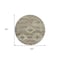 Homeroots 8' Brown Beige And Tan Round Southwestern Washable Indoor Outdoor Area Rug 588692 - alternate 5
