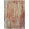 Homeroots 5' X 8' Orange Beige And Taupe Striped Washable Indoor Outdoor Area Rug 577260 - alternate 4