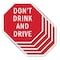 Signmission Don't Drink and Drive, 10 inch X 10 inch, Aluminum Metal Signs, 5PK OC-A-5Pack-10-79 - alternate 1
