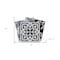 Homeroots 7" X 7" Black White and Gray Mosaic Peel and Stick Tiles 399873 - alternate 3