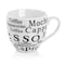 Gibson Home 13 Piece Espresso Mug and Saucer Set with Stand in White and Black 65631.13RM - alternate 5