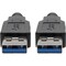 Tripp Lite USB 3.0 SUPERSPEED A/A CABLE FOR U325 KEYSTONE MOUNT COUPLERS 6-FT. U325-006 - alternate 5
