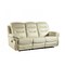 Homeroots 90" Beige Faux Leather Sofa With Black Legs 329420 - alternate 1