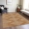 Homeroots 3' X 5' Copper And Beige Geometric Washable Indoor Outdoor Area Rug 598610 - alternate 6