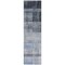 Homeroots 8' Gray Ombre Washable Indoor Outdoor Runner Rug 563647 - alternate 5