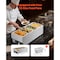 Vevor 1500W Commercial Food Warmer, Stainless Steel Bain Marie with Four 1/3 Size Pans SKT1/1*1 - alternate 5