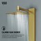 Vigo 39 in. H x 4 in. W 2-Jet Shower Panel System with Head & Hand Shower Wand in Matte Brushed Gold VG08014MG - alternate 4