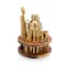 Picnic Time Family Of Brands Carousel Lazy Susan Bar Set, Acacia Wood and Gold 673-02-508-000-0 - alternate 4
