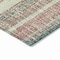 Homeroots 3' X 5' Burgundy And Silver Striped Washable Indoor Outdoor Area Rug 632203 - alternate 5