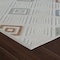 Homeroots 8' X 10' Cream and Beige Geometric Distressed Indoor Outdoor Area Rug 558731 - alternate 6