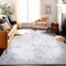 World Rug Gallery Vintage Boho Medallion Machine Washable Non Slip Area Rug 5 ft x 7 ft Blue 6025BLUE5X7 - alternate 6
