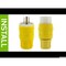 Leviton Watertight Straight Blade Connector, 6-20R, 20 A, 250V AC, 2 Pole, 3 Wire, Screw Terminals, Yellow 15W48 - alternate 2