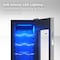 Tcl 1.24 Cu. Ft. 12-Bottle Wine Cooler, Low Noise, Digital Controls, LED Light, Glass Door, Stainless TRW12F6AS - alternate 5