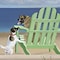 Homeroots Dogs At The Beach Unframed Print Wall Art 397365 - alternate 4