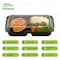 Ecoquality 3 Compartment Black Food Container with Lid for Meal Prep and Takeout, 540PK EQ3CSUSHITRY9X6-540 - alternate 6