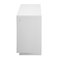 Homeroots 66" White Ribbed Wood Electric Storage Cabinet Fireplace With LED And Speaker 643643 - alternate 4