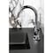 Kingston Brass One-Handle Single-Hole Bathroom Faucet with Deck Plate and Push Pop-Up Drain, Polished Chrome KSD2211KL - alternate 3
