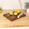 Happimess Eldridge Small 14"W x 10"D Handcrafted Acacia Wood Grain Thick Reversible Cutting Board w/Juice Gro CUT1003B - alternate 4