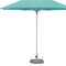 Homeroots 10ft Aqua Polyester Round Market Patio Umbrella 491976 - alternate 3