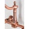 Kingston Brass Two-Handle Wall Mount Bridge Kitchen Faucet, Antique Copper KS126AXAC - alternate 2