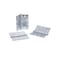 Global Door Controls 4.5 in Leaf W x 4.5 in Leaf H, Chrome CP4545BB-26D-3 - alternate 5