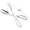 Smarty Had A Party Silver Disposable Plastic Serving Salad Scissor Tongs (50 Tongs), 50PK 2640S-CASE - alternate 5